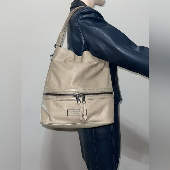 LIEBESKIND Berlin Fenja Zip Shoulder Bag Hobo - Picture 1 of 15